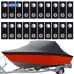 Snap Extenders for Boat Canvas – 1.5" 20 Pack, Heavy-Duty Brass-Plated Boat Cover Snap Extender, Polypropylene Boat Canvas Snaps, Finger Loop for Easy Fastening