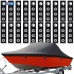 Snap Extenders for Boat Canvas – 1"~3'' 20 Pack, Heavy-Duty Brass-Plated Boat Cover Snap Extender, Polypropylene Boat Canvas Snaps, Finger Loop for Easy Fastening