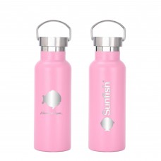 SERO Sailing, Sunfish 17 oz Vacuum Insulated Water Bottle, Pink, SER-25641