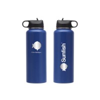 SERO Sailing, Sunfish 40 oz Vacuum Insulated Water Bottle, Blue, SER-25643