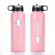 SERO Sailing, Sunfish 40 oz Vacuum Insulated Water Bottle, Pink, SER-25646