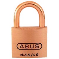 Abus Locks, Padlock Key #5401 Brass 1-1/2I, 55856