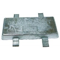 Bossler & Sweezey, Zinc Weld On 1-1/4 X 6 X 12, BSMWO114X6X12