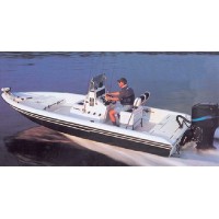 Carver, 22' O/B V-Hull Center Console Shallow Draft Fishing Boat Cover, Poly Guard, 71222P