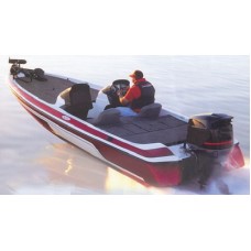 Carver, 16' O/B Wide Body Bass Boat Cover, Poly Guard, 77216P