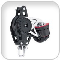 Harken, 75mm Carbo Block w-Cam & Becket, 2667