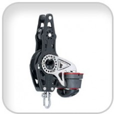 Harken, 75mm Carbo Fiddle Ratchet w-Becket and 150 Cam, 2697