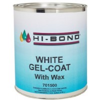 Hi Bond, White Gel Coat With Wax Qt, 701490