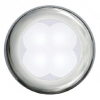 Hellamarine, 4 LED Round Wht/SS Bez 12V, 980500021