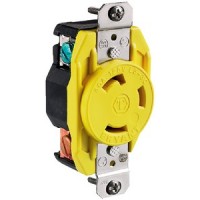 Hubbell, 30 Amp Locking Receptacle, HBL305CRR