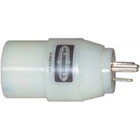 Hubbell, 30-15 Amp Straight Adapter, HBL31CM28