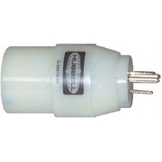 Hubbell, 30-15 Amp Straight Adapter, HBL31CM28