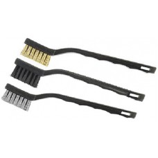 Hyde Tools, Mini Stainless Bristle Brush, 3/Bag, 46650