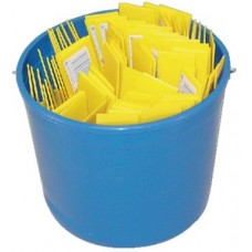Hyde Tools, Pail Of Plastic Putty Knives, S49713