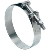 Ideal Hose Clamps, SS T-Bolt Hose Clamp, Size 116, 300110450