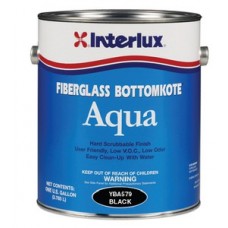 Interlux, Fiberglass Bottomkote<sup>&Reg;</sup> Aqua, Black, Qt., YBA579Q