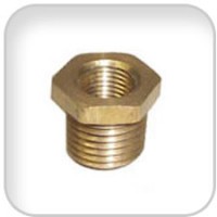 Westerbeke, Bushing 1/4 x 1/8 npt brass, 022131