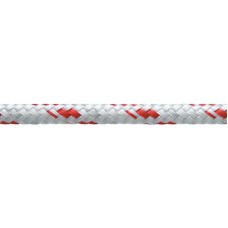New England Ropes Inc, Red Sta-Set Polyester Double Braid, 3/8