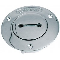 Perko, 2 Diesel Pipe Deck Plate, 0528D09CHR