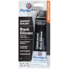Permatex, Black Silicone Adhesive Sealant, 81158