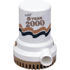 Rule, 5 Year 2000 Gph Pump 12V, 09