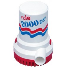 Rule 2000 GPH High Capacity Manual Bilge Pump, 12V