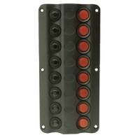 Seachoice, LED 8 Gng Circut Breaker Panel, 12341