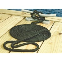 Seachoice, Double Braid Nylon Dock Line, Gold/White 1/2