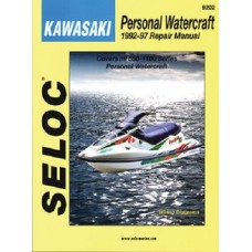 Seloc Manuals, Seloc Marine Tune-Up Manuals, PWC Manual Kawasaki 1992-97, 9202