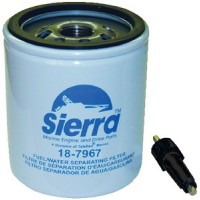 Sierra, 10 Micron Replacement Fuel Filter  With Sensor, 18-7967