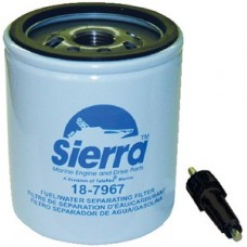 Sierra, 10 Micron Replacement Fuel Filter  With Sensor, 18-7967