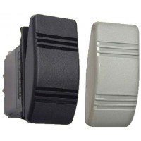 Sierra, Contura III Weather Resistant Rocker Switch, Mom On/Off, Black & Gray, RK19710TP