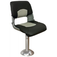 Springfield, Skipper Chair & Pedestal Package, Gray, 1001003