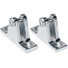 Taylor Made Products, Deck Hinges, Chrome Zamak, Pair, 1204