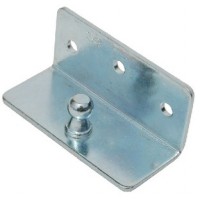 Taylor Made Products, Zinc Plated Gas Lift Hardware, Angled Mounting Bracket w/Ball Stud, 1884