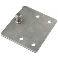 Taylor Made Products, Stainless Gas Lift Hardware, Flat Mounting Brackt w/Ball Stud, Pair, 1886