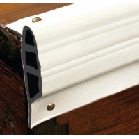 Taylor Made Products, White, Medium Double Molded Vinyl Dock Edging. 10' Coil, 46058