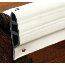 Taylor Made Products, White, Medium Double Molded Vinyl Dock Edging. 10' Straight, 46062