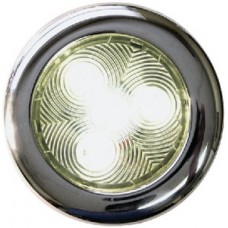 Th Marine, LED Puck Lights, Warm White w/Stainless Bezel, 3