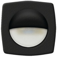 Th Marine, Recessed LED Courtesy/Companion Way Light, Black w/Hidden Fasteners, LED51891DP