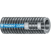 Trident Rubber, Trident Flex Corrugated Hardwall Exhaust Hose, 1-1/2