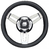 Uflex, Morosini Steering Wheels, Black Poly Chrome, MOROSINIUCHB