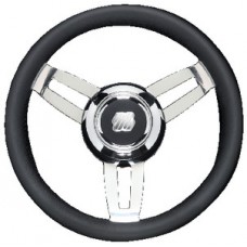 Uflex, Morosini Steering Wheels, Black Poly Chrome, MOROSINIUCHB