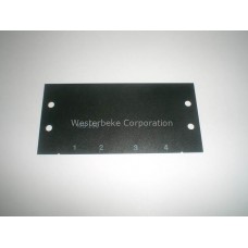 Westerbeke, Marker, terminal block 13320, 013363