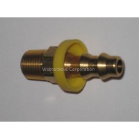 Westerbeke, Connector, male 1/8npt, 1/4 hose, 021448