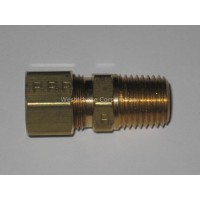 Westerbeke, Connector, male 1/4nptx3/8 comp, 023894