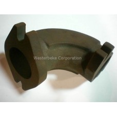 Westerbeke, Elbow, exhaust to manif w80-120, 030764