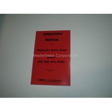 Westerbeke, Manual, operator w52-58-70-100, 033507