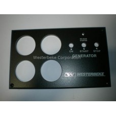 Westerbeke, Panel, plate-instrument gas gen, 033916