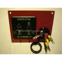 Westerbeke, Panel, genset start-stop red, 035275